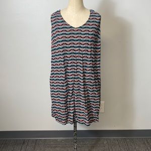 Old Navy Tank Long Top Stripes Large